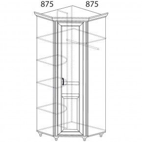 Шкаф угловой Ралли 862 (Яна) в Советском - sovetskij.mebel-e96.ru