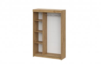 Шкаф-купе ШКП-7 1300 мм ясень анкор (СВ) в Советском - sovetskij.mebel-e96.ru