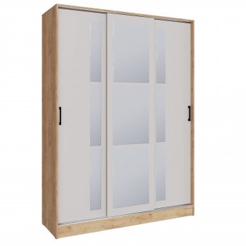 Шкаф-купе Стиль-2 1600 мм крафт/кашемир (Текс) в Советском - sovetskij.mebel-e96.ru