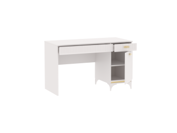 Стол письменный Сиде Белый (СБК) в Советском - sovetskij.mebel-e96.ru