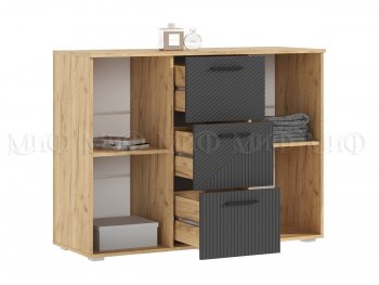 Комод Сильвия, крафт/графит (Миф) в Советском - sovetskij.mebel-e96.ru