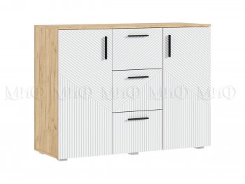 Комод Сильвия, крафт/белый (Миф) в Советском - sovetskij.mebel-e96.ru