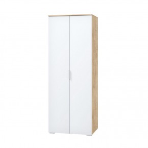 Шкаф для одежды 2х дверный 800 мм Сканди белый (МЛК) в Советском - sovetskij.mebel-e96.ru | фото