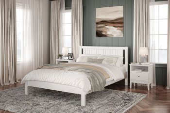 Кровать из массива Сканди белый античный (БМ) в Советском - sovetskij.mebel-e96.ru