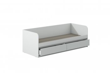 Кровать Соната 900 белый (Зарон) в Советском - sovetskij.mebel-e96.ru
