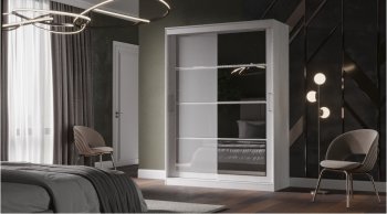 Шкаф-купе 1600 мм Соната Анкор светлый (Лин) в Советском - sovetskij.mebel-e96.ru