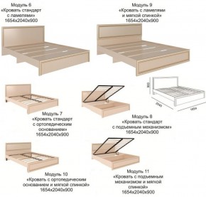 Спальный гарнитур Беатрис модульный (Риннер) в Советском - sovetskij.mebel-e96.ru