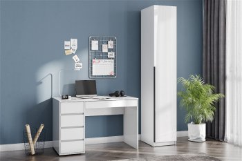 Стол компьютерный №13+пенал ШК-5 (СВ) в Советском - sovetskij.mebel-e96.ru