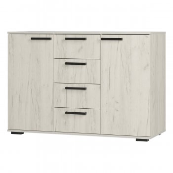 Комод Стандарт №2 NEW крафт белый  (БТС) в Советском - sovetskij.mebel-e96.ru