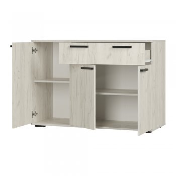 Комод Стандарт 4 NEW крафт белый (БТС) в Советском - sovetskij.mebel-e96.ru