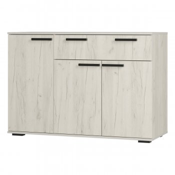 Комод Стандарт 4 NEW крафт белый (БТС) в Советском - sovetskij.mebel-e96.ru