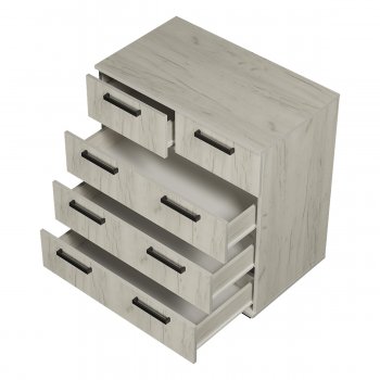 Комод Стандарт №5 NEW крафт белый (БТС) в Советском - sovetskij.mebel-e96.ru