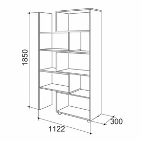 Стеллаж 1 (Мебельсон) в Советском - sovetskij.mebel-e96.ru