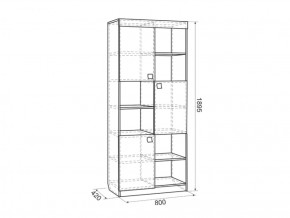 Стеллаж Энерджи (800) в Советском - sovetskij.mebel-e96.ru