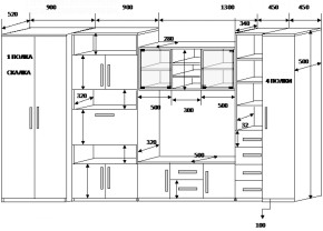 Стенка Вега 2 в Советском - sovetskij.mebel-e96.ru