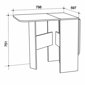 Стол-книжка Мечта в Советском - sovetskij.mebel-e96.ru