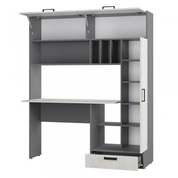 Стол компьютерный Техно графит/крафт  (БТС) в Советском - sovetskij.mebel-e96.ru