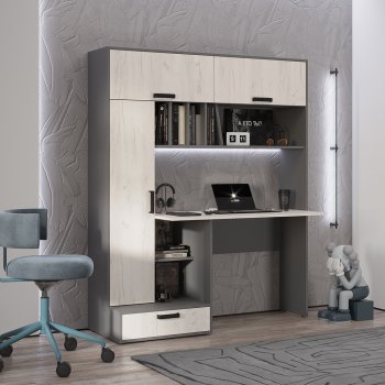 Стол компьютерный Техно графит/крафт  (БТС) в Советском - sovetskij.mebel-e96.ru