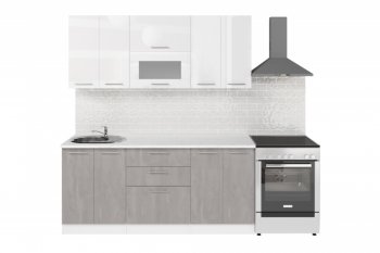 Кухонный гарнитур Терция макси 2 1800 мм (Герда) в Советском - sovetskij.mebel-e96.ru