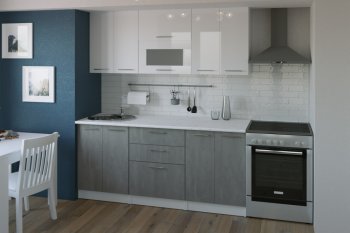 Кухонный гарнитур Терция макси 2 1800 мм (Герда) в Советском - sovetskij.mebel-e96.ru