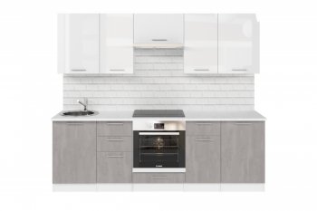 Кухонный гарнитур Терция базис 2400 мм (Герда) в Советском - sovetskij.mebel-e96.ru
