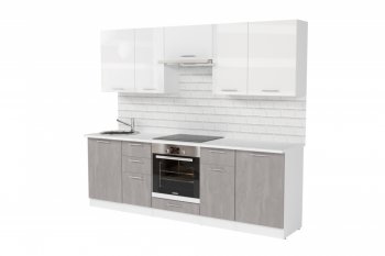 Кухонный гарнитур Терция базис 2400 мм (Герда) в Советском - sovetskij.mebel-e96.ru