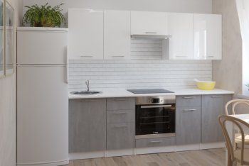 Кухонный гарнитур Терция базис 2400 мм (Герда) в Советском - sovetskij.mebel-e96.ru
