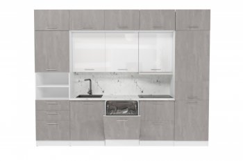 Кухонный гарнитур Терция экстра 5 3000 мм (Герда) в Советском - sovetskij.mebel-e96.ru