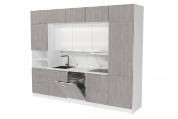 Кухонный гарнитур Терция экстра 5 3000 мм (Герда) в Советском - sovetskij.mebel-e96.ru