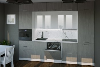 Кухонный гарнитур Терция экстра 5 3000 мм (Герда) в Советском - sovetskij.mebel-e96.ru