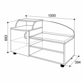 Тумба для прихожей Хит (Мебельсон) в Советском - sovetskij.mebel-e96.ru