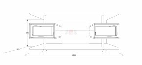 Тумба для теле-радио аппаратуры Фант 9 в Советском - sovetskij.mebel-e96.ru