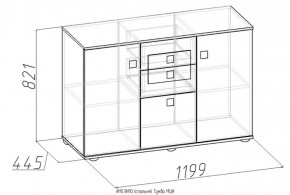 Тумба МЦН Амели 10 в Советском - sovetskij.mebel-e96.ru