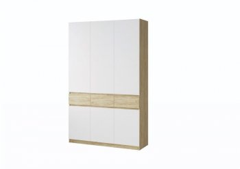 Шкаф 1500 мм Турин ЛДСП крафт/белый шагрень (ВВР) в Советском - sovetskij.mebel-e96.ru