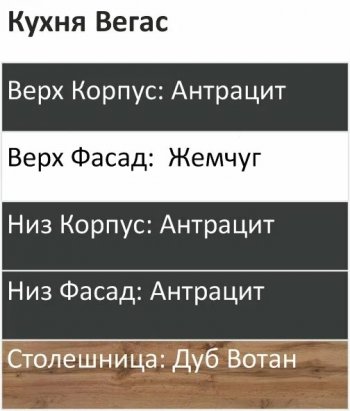 Кухонный гарнитур Вегас 2200 мм в Советском - sovetskij.mebel-e96.ru