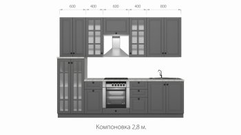 Кухонный гарнитур Верона 2800 мм в Советском - sovetskij.mebel-e96.ru