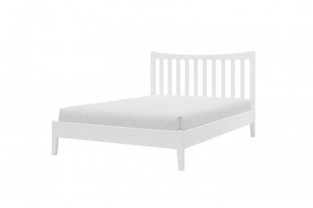 Кровать из массива Виола белый античный (БМ) в Советском - sovetskij.mebel-e96.ru