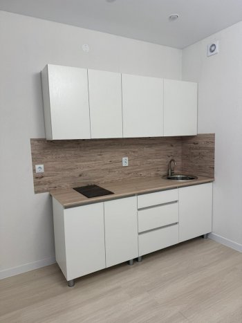 Кухонный гарнитур Денвер 2000 мм белый (СВ) в Советском - sovetskij.mebel-e96.ru