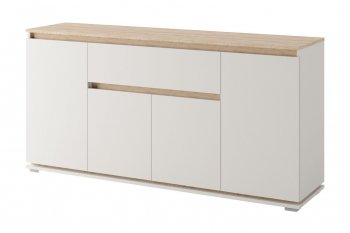 Тумба 4 двери 1 ящик Юта (БМ) в Советском - sovetskij.mebel-e96.ru