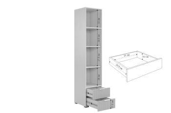 Шкаф однодверный 107.03 Зефир розовый (Мебельсон) в Советском - sovetskij.mebel-e96.ru